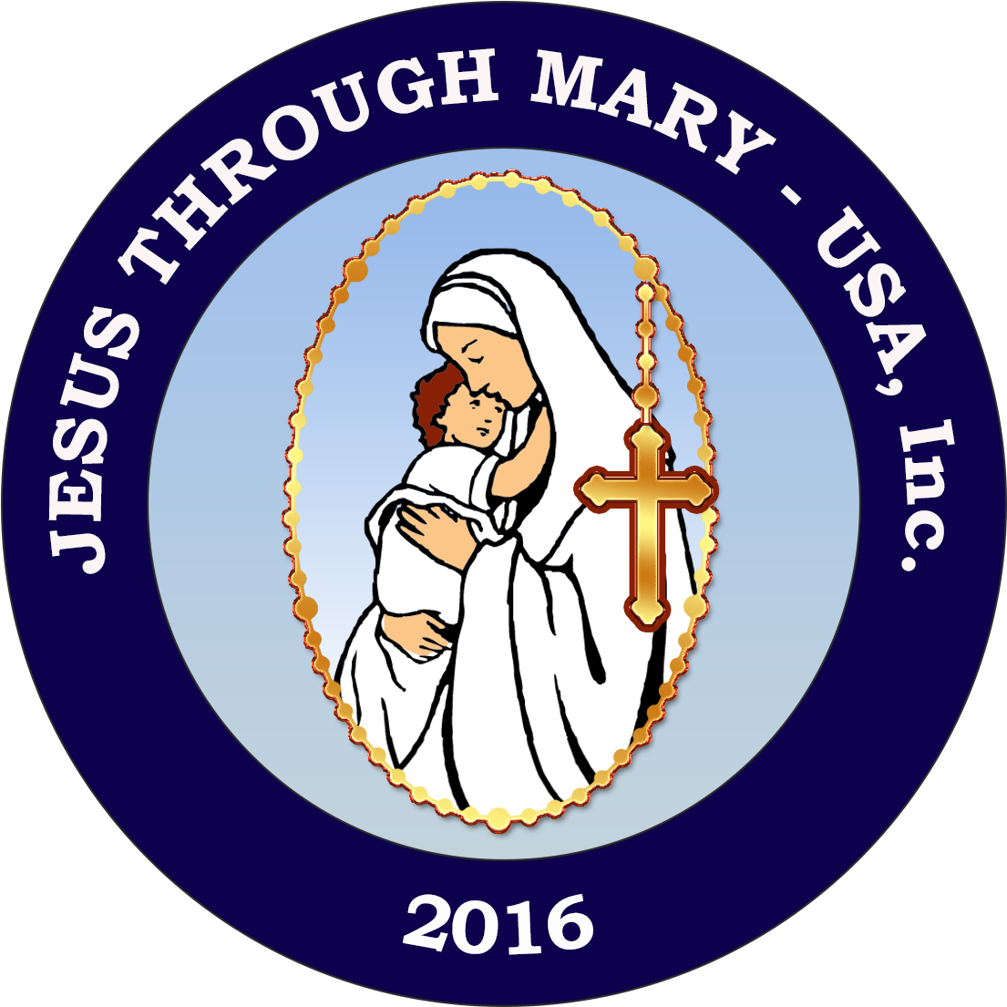 Jesus Through Mary - Muhammadiyah University Of Malang (1240x1224), Png Download