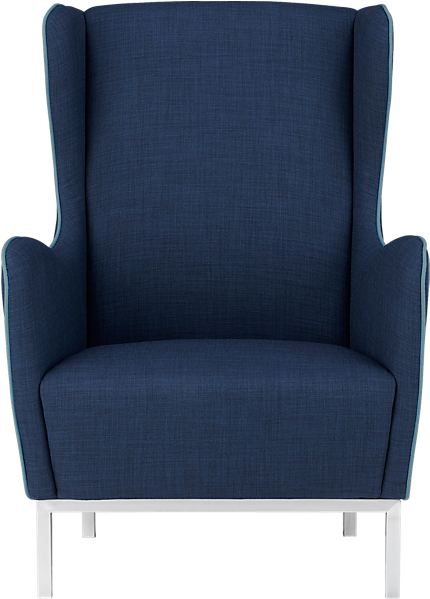 Wing Chair Png File - Club Chair (598x598), Png Download