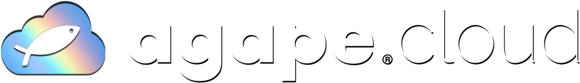 Agape - Cloud - Agape (1149x250), Png Download