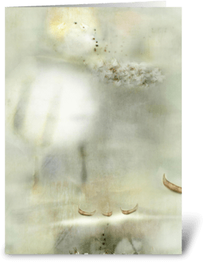 Hipstabird Series Greeting Card - Sand (350x396), Png Download