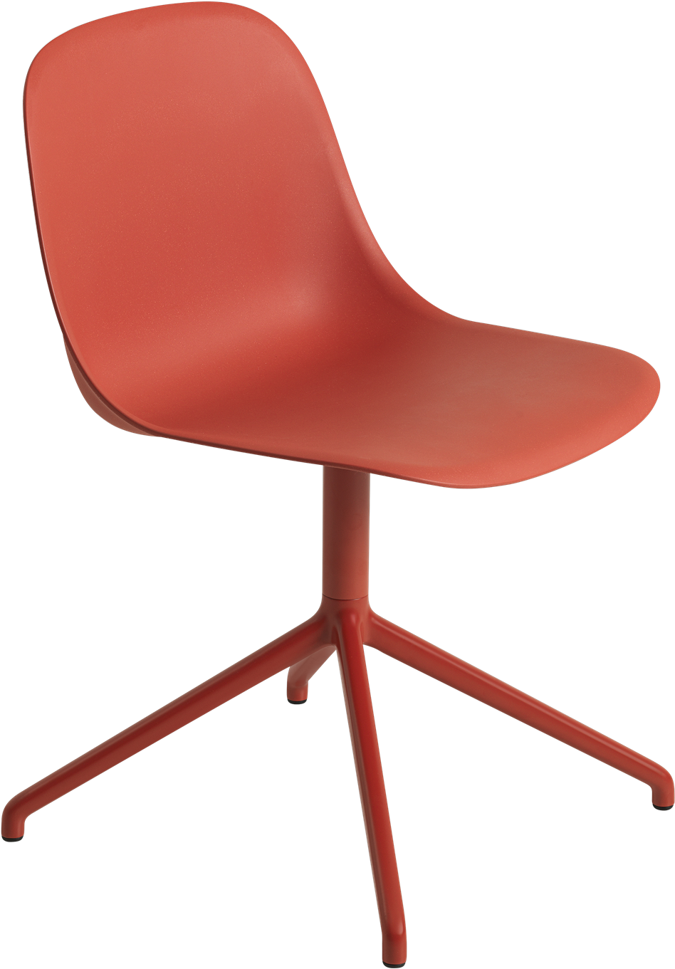 Affordable With 25 Amazing Table And Chairs Top View - Muuto - Fiber Side Chair Swivel Base Fabric Remix 183 (2000x2000), Png Download