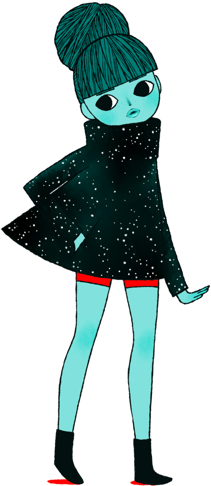 Some Fashionable Cool Girls/centaurs/aliens Whatever - Illustration (595x1000), Png Download