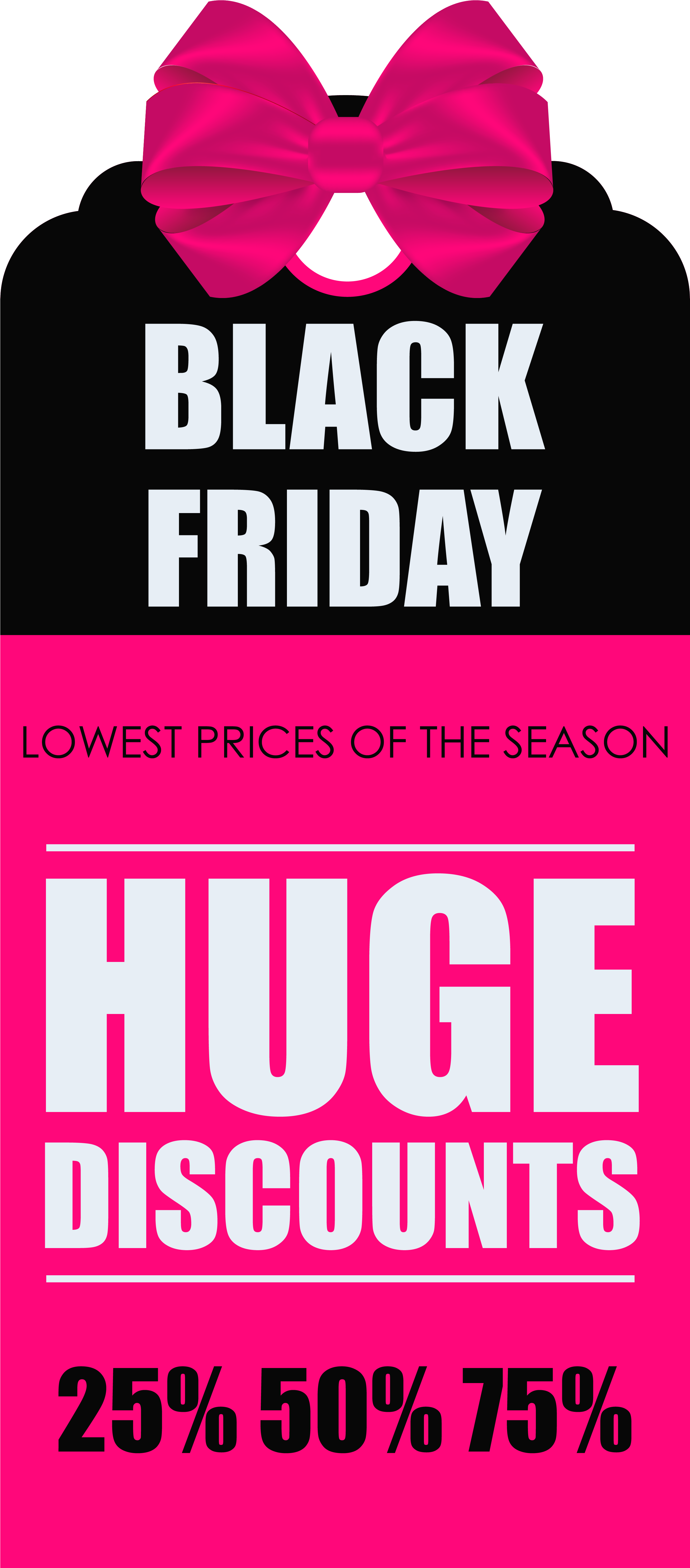 View Full Size - Black Friday Tag Png (2813x6110), Png Download
