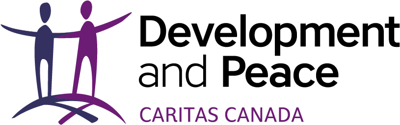 Logo Dp En Color-dropped - Development And Peace (877x375), Png Download