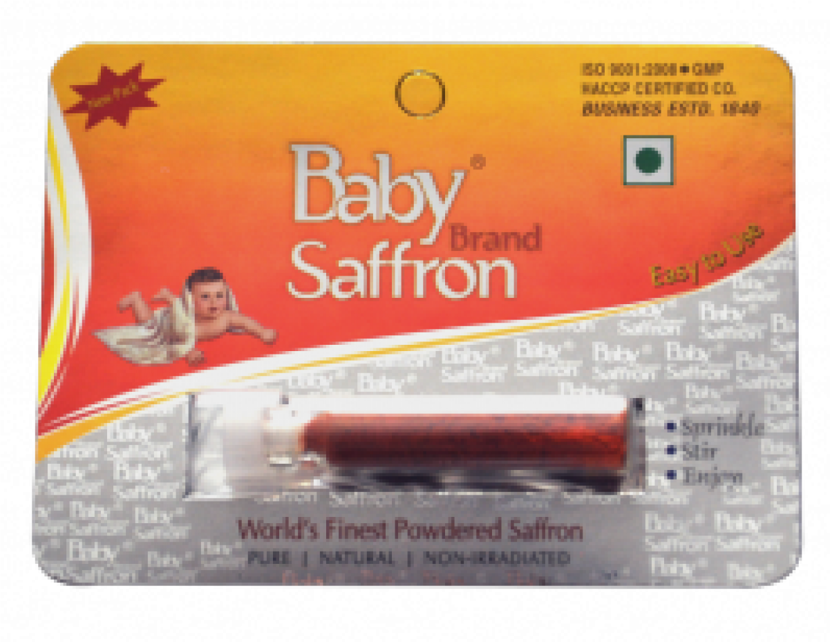 Baby Brand Saffron Powder 1 Gm - Baby Brand Saffron Powder, 1g (1200x1200), Png Download