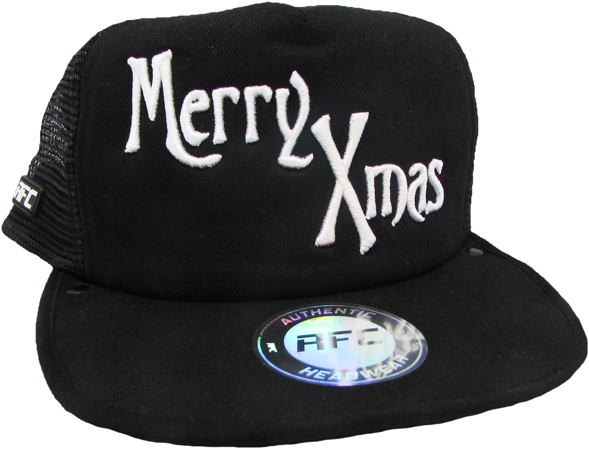 Mistletoe Hat Rally Flip Cap Png Merry Christmas Snapback - Baseball Cap (1280x997), Png Download