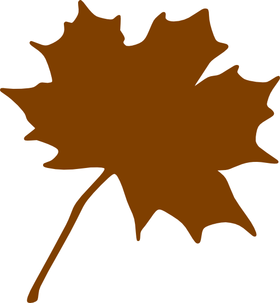 Foliage Clipart Brown Leaf Pencil And In Color Foliage - Clipart Canada Maple Leaf (552x597), Png Download