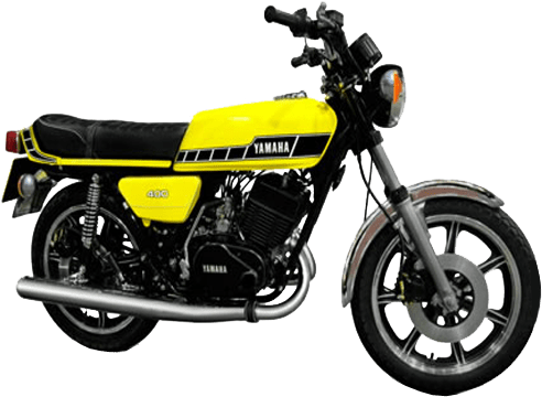 Yamaha Rd400 (500x450), Png Download