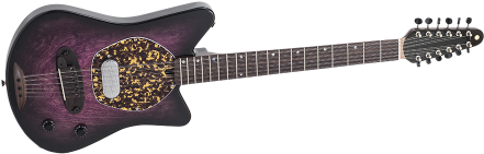 Caspian Electric Acoustic 12-string Sitar Guitar Thumbnail - Guitar Sitar (456x276), Png Download