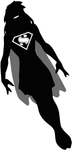 At Sitar - Female Superhero Silhouette Cape (328x645), Png Download