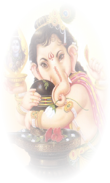 Lord Ganesha Huging Shivling, A Auspicious Hindi God (356x591), Png Download