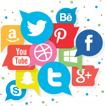 Social Media Design That Makes Your Brand Stand Out - Media Social Logo Png (521x530), Png Download