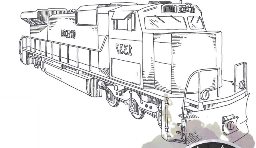 Bts Back To Front Train - Train (895x518), Png Download