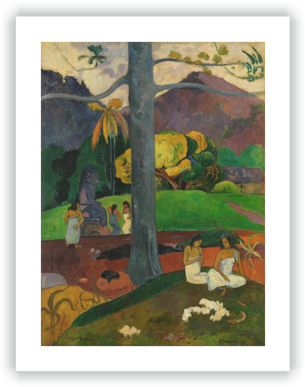 Mata Mua - Paul Gauguin Iphone (635x800), Png Download