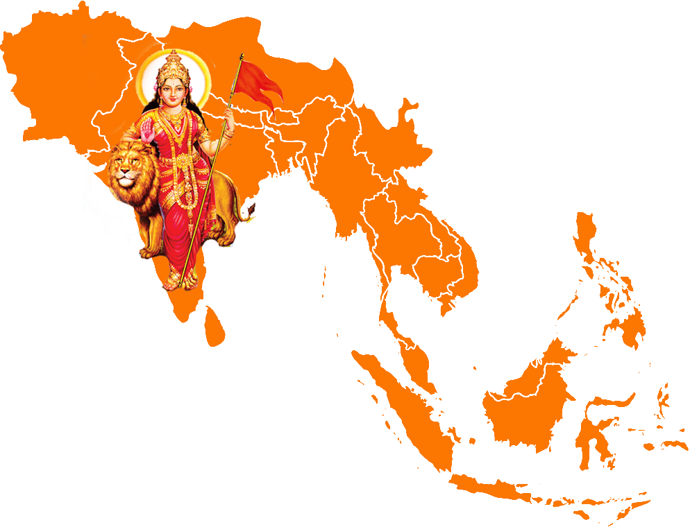 Bharat Mata Latest Image - Bharat Mata With Akhand Bharat (994x760), Png Download