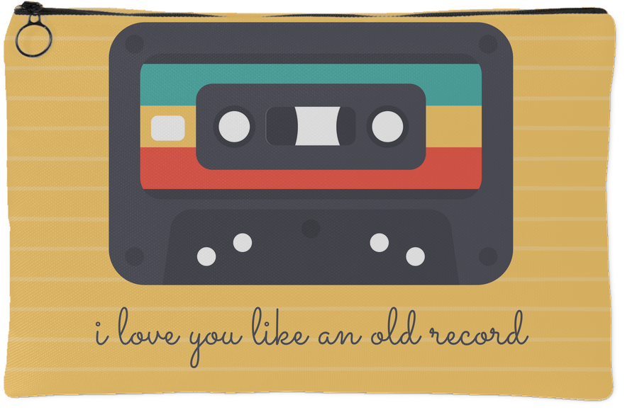 'i Love You Like An Old Record' Love Quotes Yellow - Chill Out: Line Notebook/journal 7x10 (1024x1024), Png Download