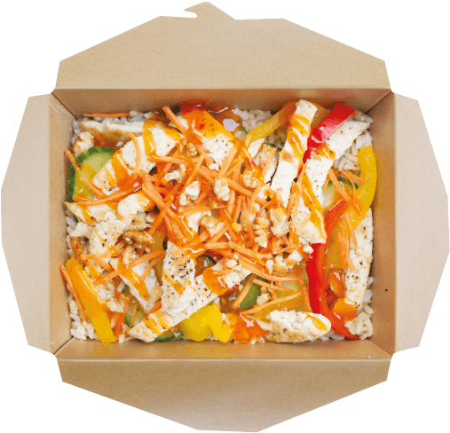 Foodboxsg - Rice Chicken Box Png (600x600), Png Download