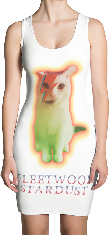 Pp "fleetwood Stardust" Ladies Dress - Dontneedgottahave 3d Effect Halloween Monster Designer (935x908), Png Download