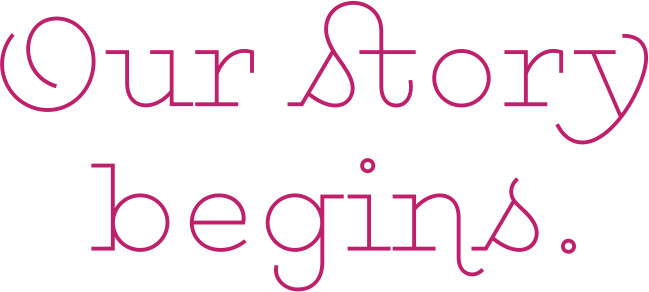 Our Story Begins - Our Wedding Text Png (649x292), Png Download