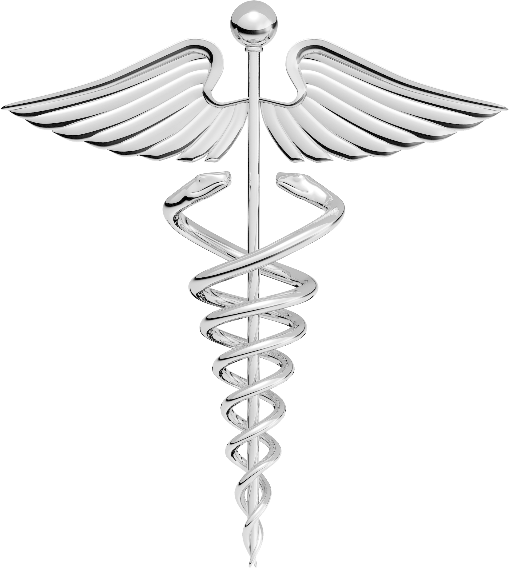 Doctor Symbol Caduceus Png - Caduceus Medical Symbol (1797x2059), Png Download