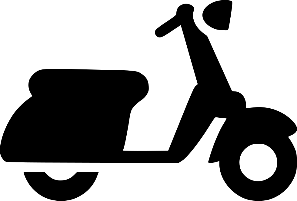 Vespa Scooter Motorbike - Vespa Png (980x666), Png Download