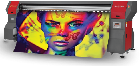 Konica Flex Printing Machine - Color Jet Flex Printing Machine Price (500x279), Png Download