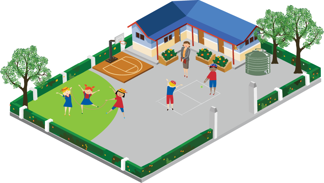 School Png Hd - Physical Infrastructure Of School (1063x602), Png Download