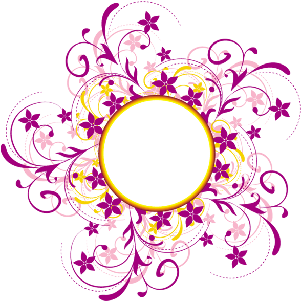 Colorful Floral Designs Png (800x600), Png Download