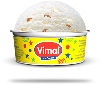 Kaju Draksh Cup - Vimal Cup Ice Cream Png (550x350), Png Download