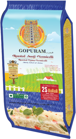 Gopuram Semia - Gopuram Roasted Upma Semia (312x500), Png Download