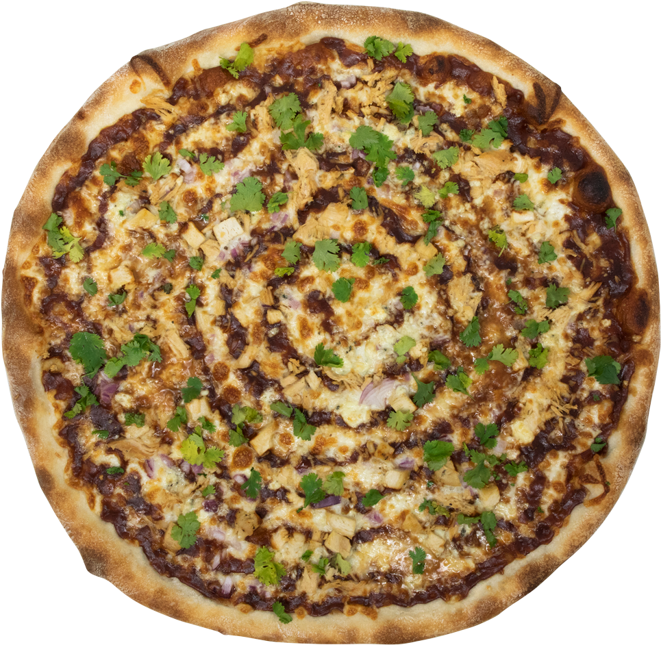 Roasted Chicken Barbecue - California-style Pizza (1000x1000), Png Download