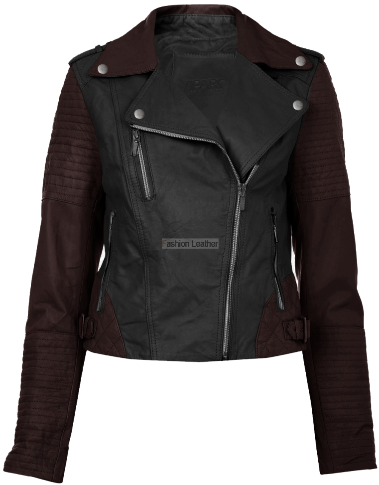 Leather Jacket Ladies Png Background Image - Coat (834x1024), Png Download
