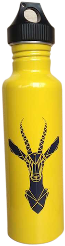 Stainless Steel Water Bottle - Water (263x600), Png Download