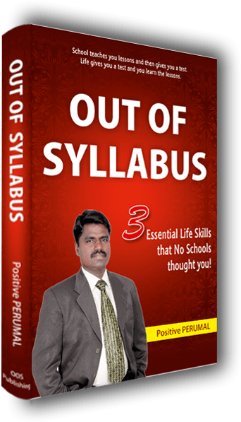 Positive Perumal Author Entrepreneur Speaker - Out Of Syllabus (384x600), Png Download