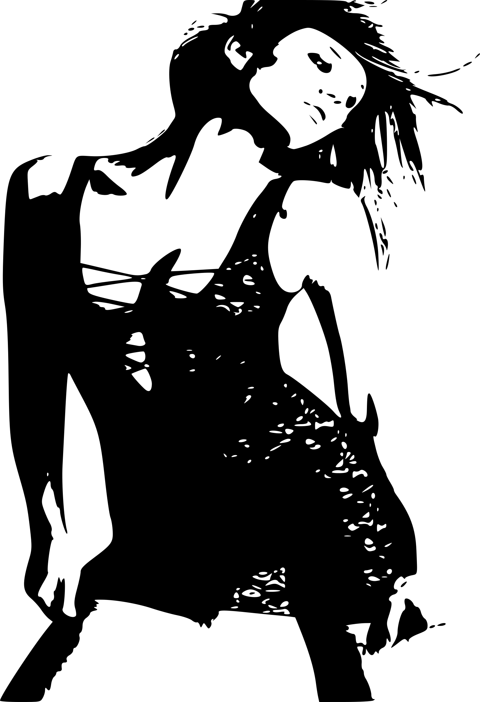 Go To Image - Png Girl Dancing (1643x2400), Png Download