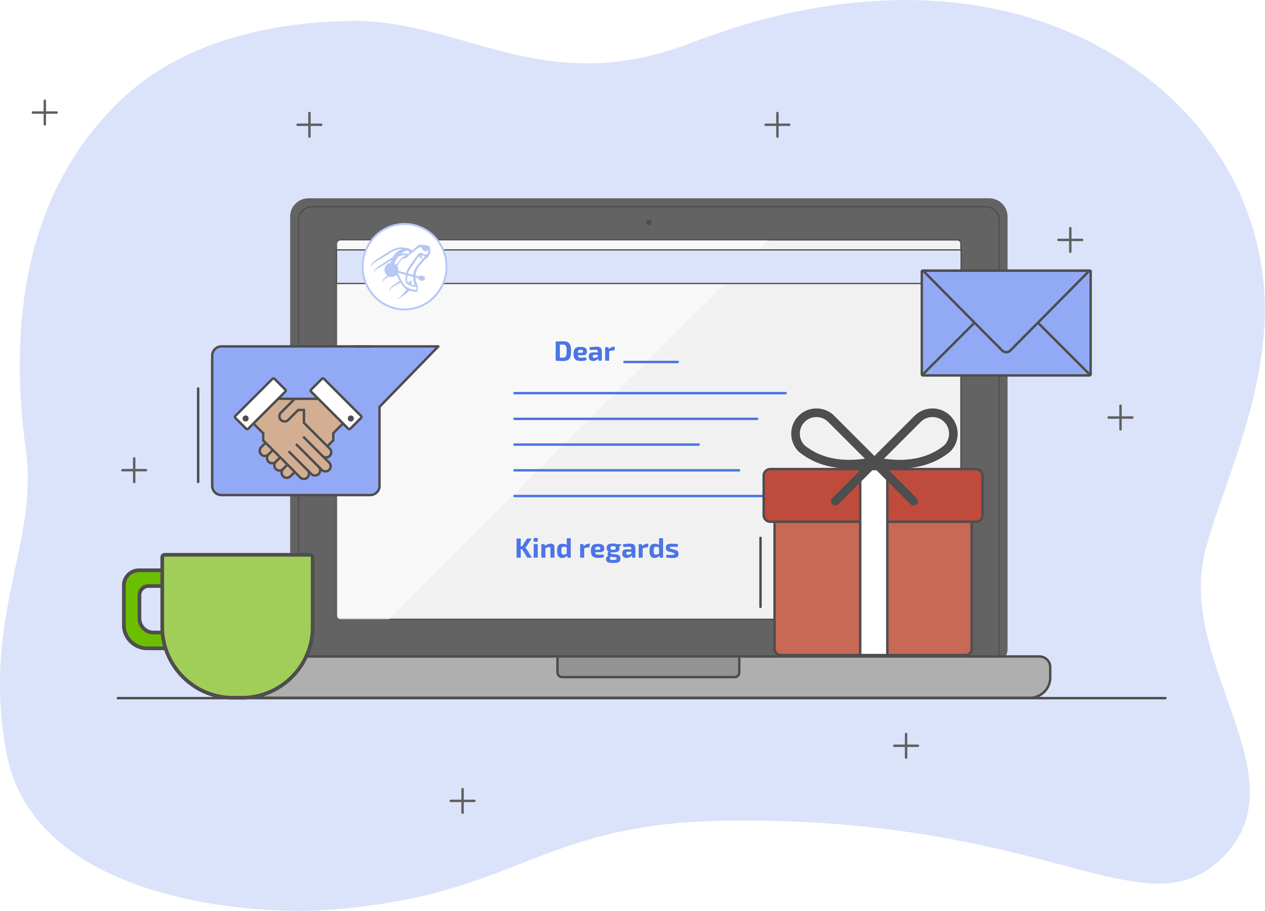 How To Write A Perfect Thank-you Note To Your Business - Letter Of Thanks (4302x3099), Png Download