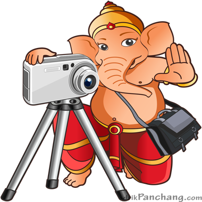 Bal Ganesha - Bal Ganesh With Camera (400x400), Png Download