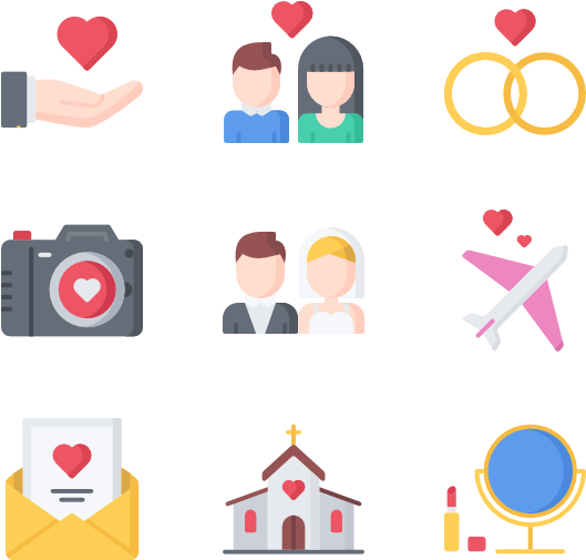 Wedding - Icon (600x564), Png Download