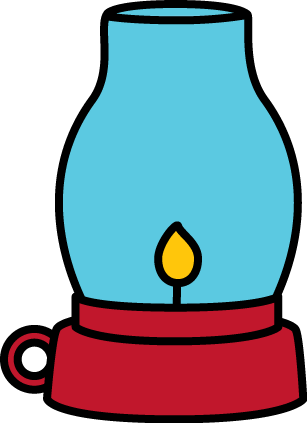 Oil Lamp Clipart - Clip Art Oil Lamp (307x423), Png Download