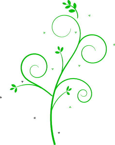 Wedding Design Border Green Png (474x598), Png Download