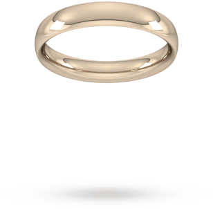 4mm Traditional Court Heavy Wedding Ring In 9 Cara - Dyrberg/kern (350x350), Png Download
