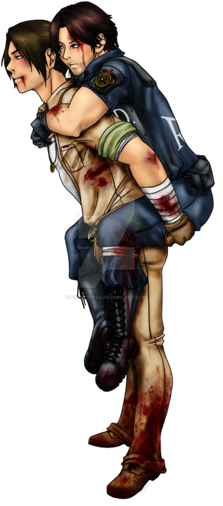 Resident Evil Outbreak Piggyback - Resident Evil Outbreak Kevin (752x1063), Png Download