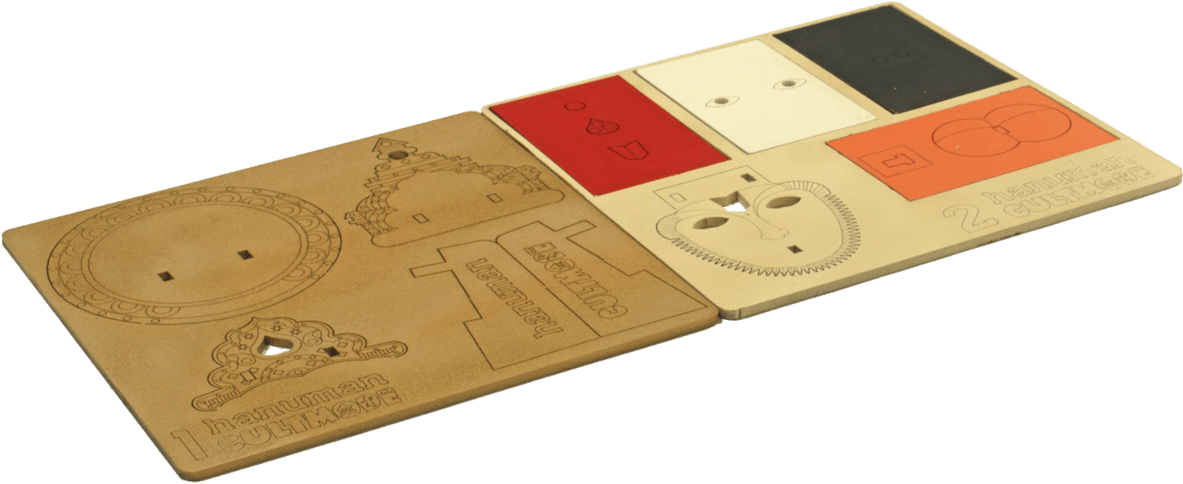 Product - Lord Hanuman Model Kit (1189x500), Png Download