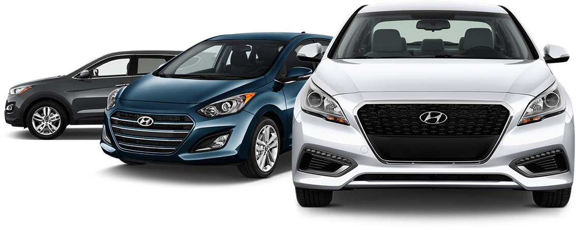 Used Cars For Sale Near St Petersburg Fl - 2016 Hyundai Lineup Png (1209x510), Png Download