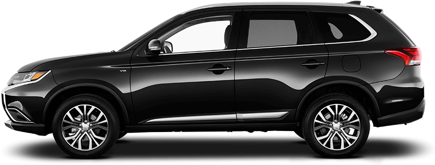 Labrador Black Metallic 2018 Mitsubishi Outlander Exterior - Black Subaru Forester 2018 (940x460), Png Download