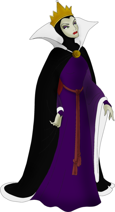 Queen Clipart Grimhilde - Snow White Queen Clipart (400x736), Png Download