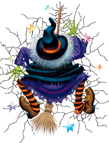 Queen Clipart Halloween - Halloween Witches (600x600), Png Download