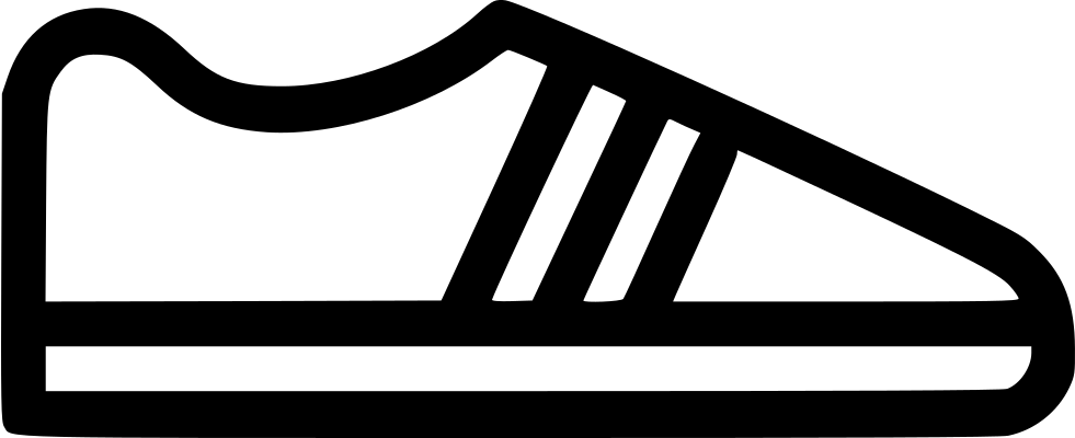 Running Shoes - - Shoe (981x400), Png Download