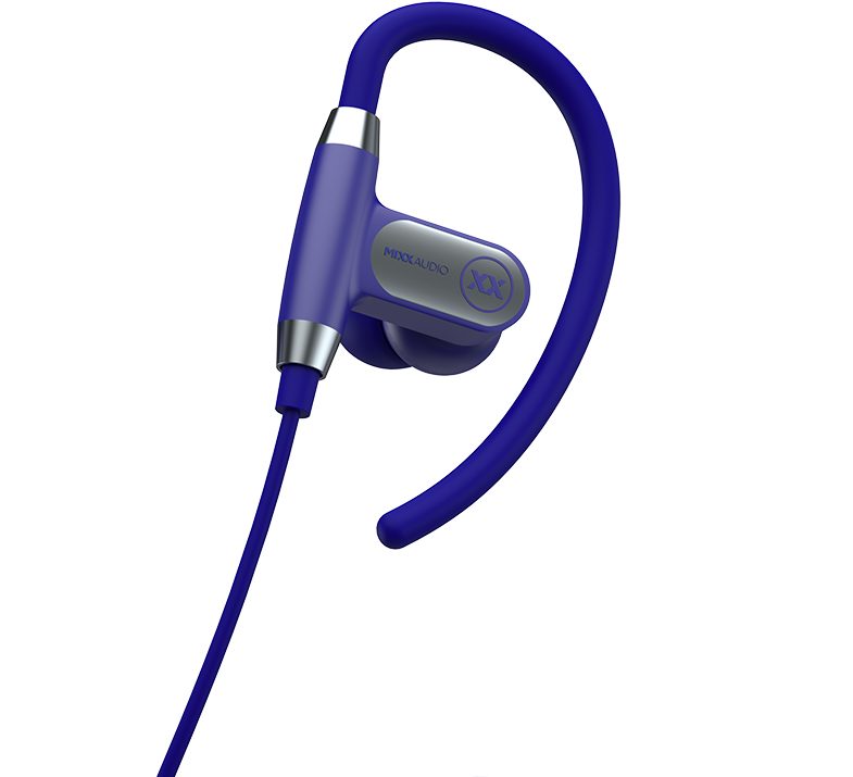 Secure Fit 2 Wireless Sports Earphones Blue - Headphones (800x800), Png Download