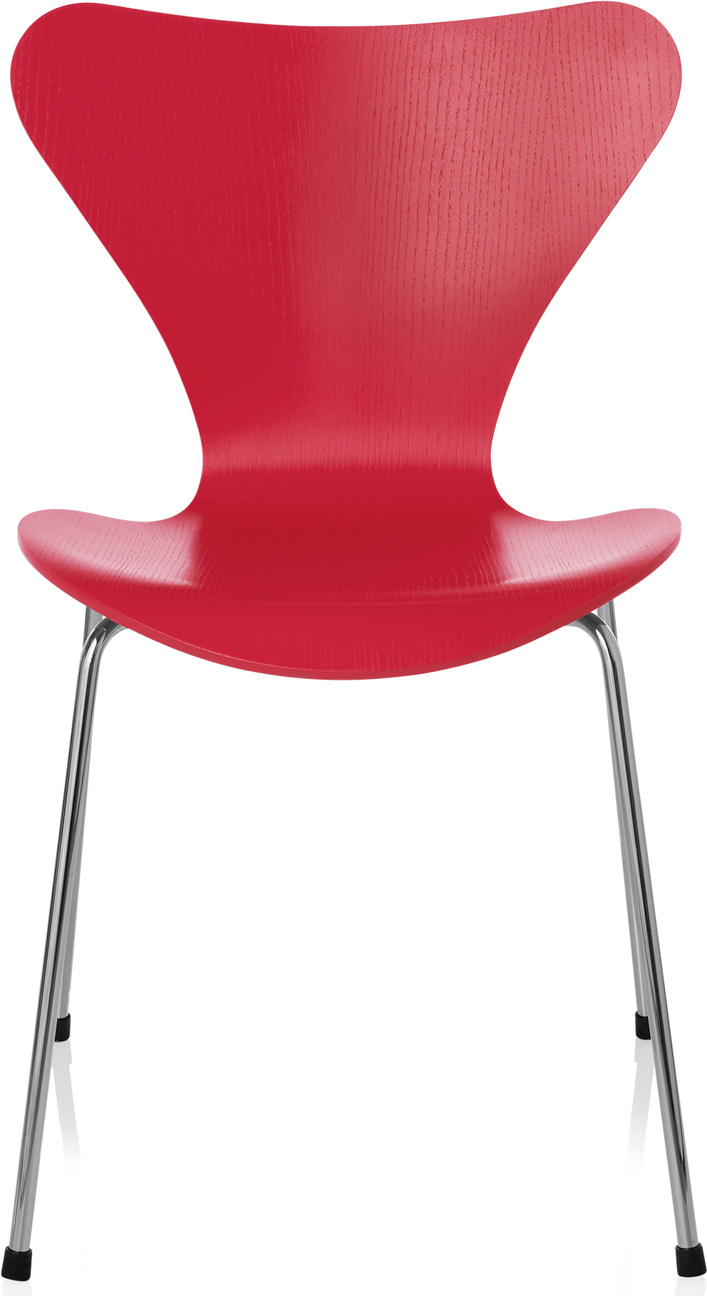 Series 7 Chair Arne Jacobsen Opium Red Coloured Ash - Series 7 Chair - Coloured Ash, Opium Red 665 (1600x1840), Png Download
